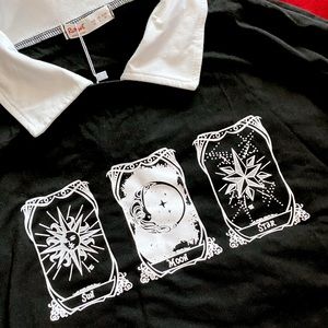 Sun and Moon Layered Long Sleeve Size XS